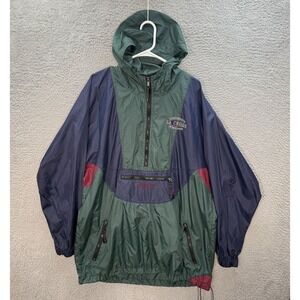 Vintage La Crosse Eagles Jacket Adult L Multicolor Windbreaker College Sports